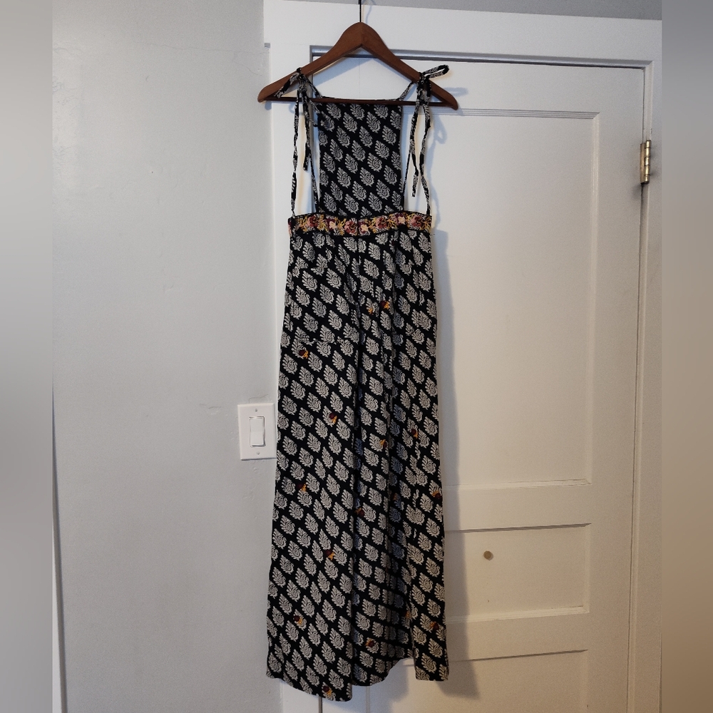 Anthropologie Embroidered Wide Leg Jumpsuit - Picture 11 of 16